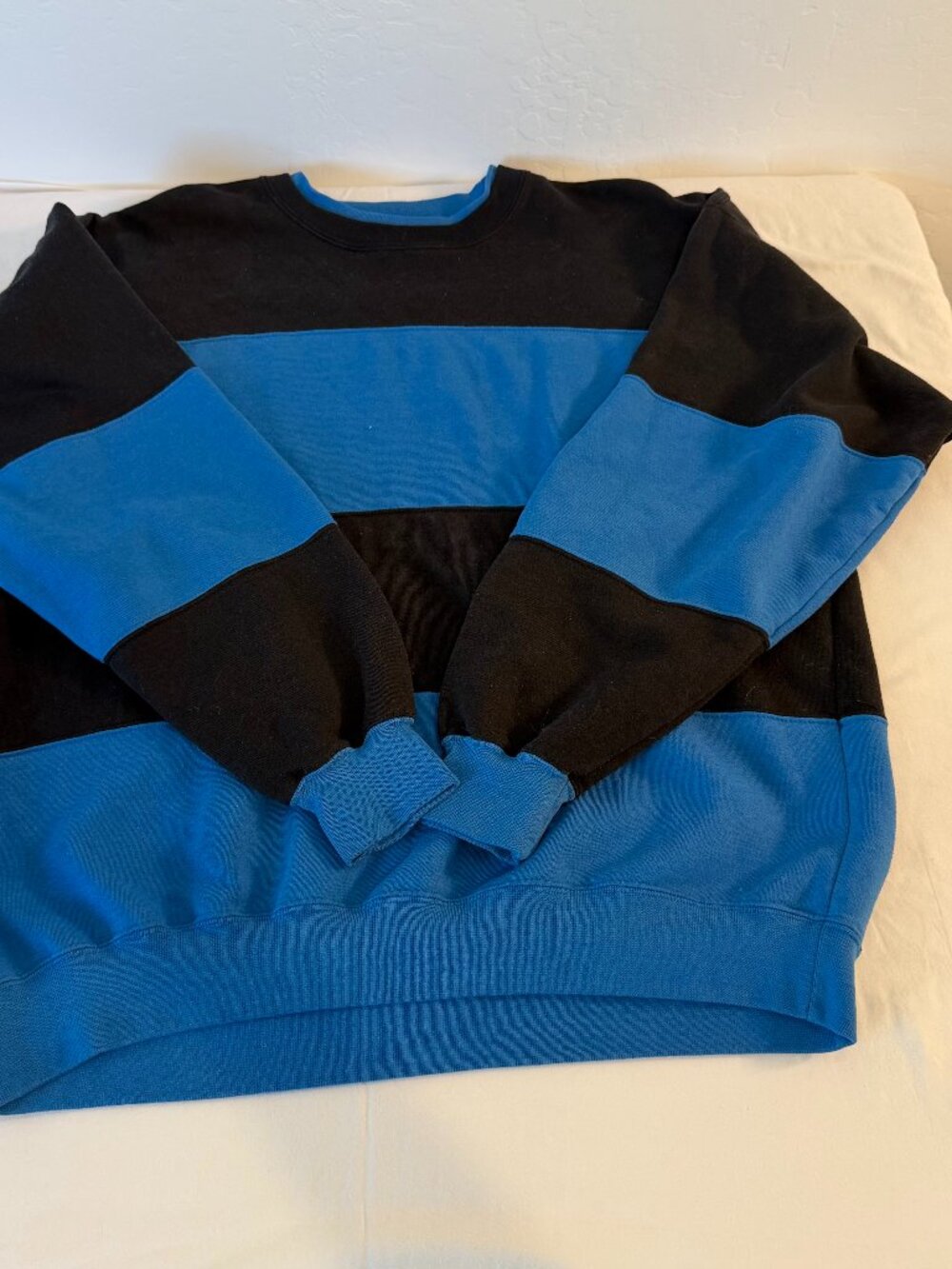 vintage Colorblock Crewneck Sweatshirt